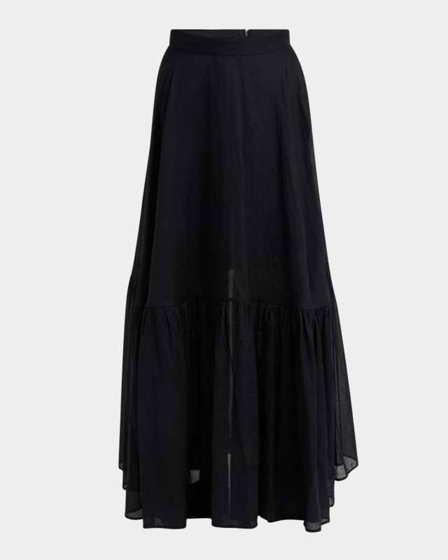 Tiered Maxi Skirt